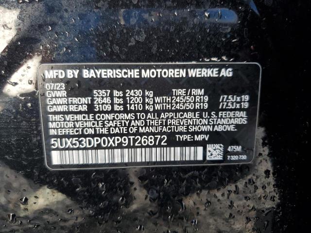 5UX53DP0XP9T26872 2023 BMW X3, photo no. 13