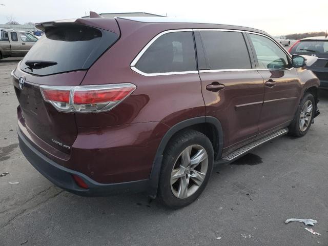 VIN 5TDDKRFH1ES033834 2014 Toyota Highlander, Limited no.3