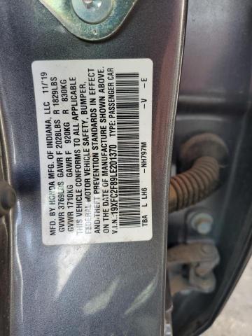 2020 HONDA CIVIC SPOR 19XFC2F89LE201370