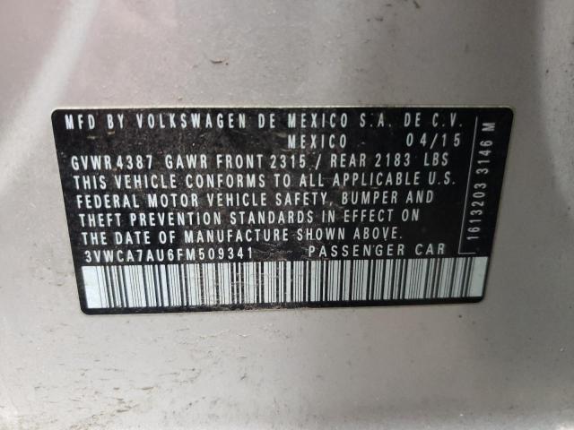 2015 VOLKSWAGEN GOLF SPORT - 3VWCA7AU6FM509341