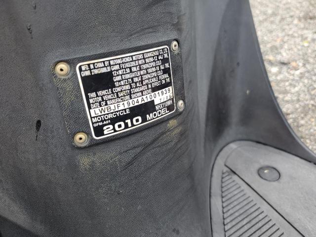 2010 HONDA NHX110 LWBJF1904A1001939