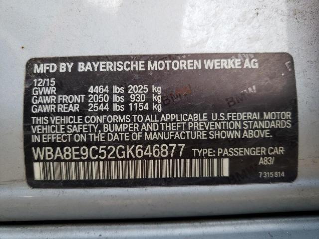 2016 BMW 328 I SULE WBA8E9C52GK646877