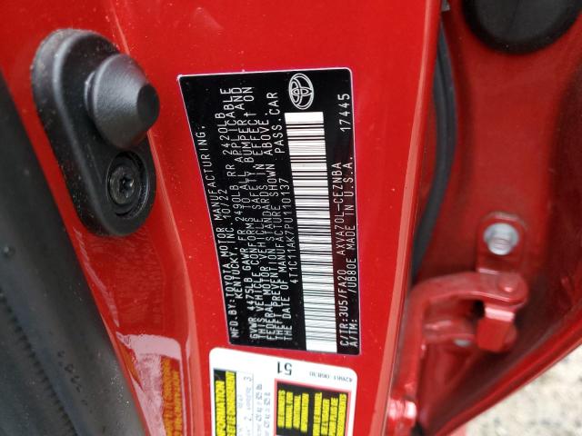 2023 TOYOTA CAMRY LE - 4T1C11AK7PU110137