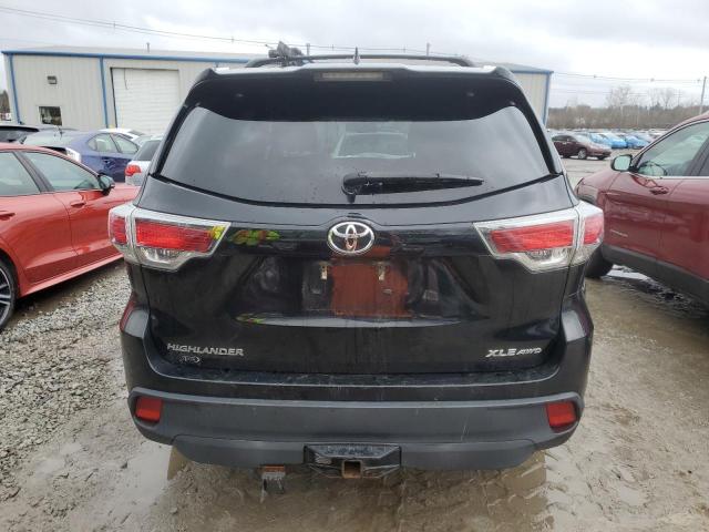 VIN 5TDJKRFHXES028537 2014 Toyota Highlander, Xle no.6