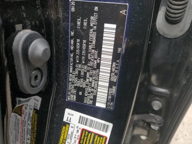 VIN 5TDCZRAHXLS031284 2020 Toyota Highlander, L no.14