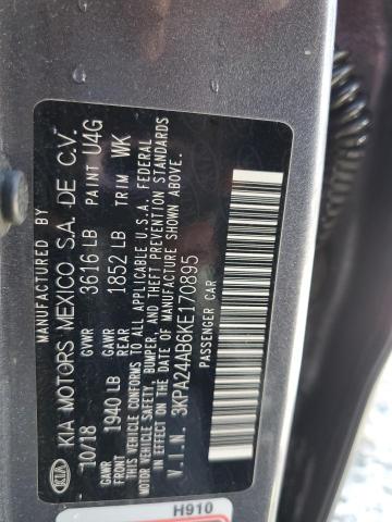 2019 KIA RIO S 3KPA24AB6KE170895