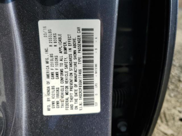 2016 HONDA ACCORD EXL 1HGCR2F85GA177466