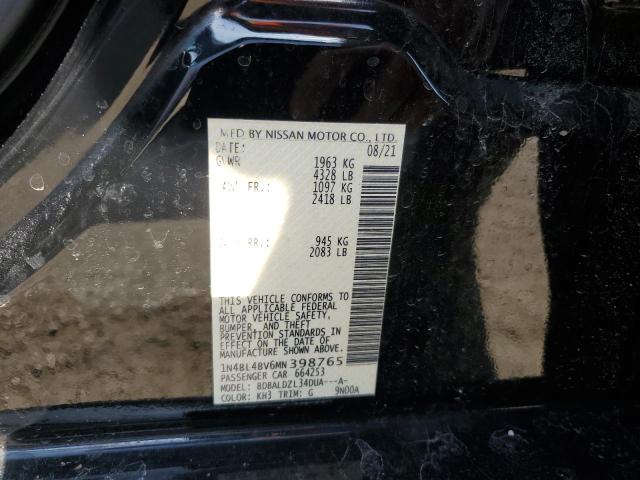 2021 NISSAN ALTIMA S - 1N4BL4BV6MN398765