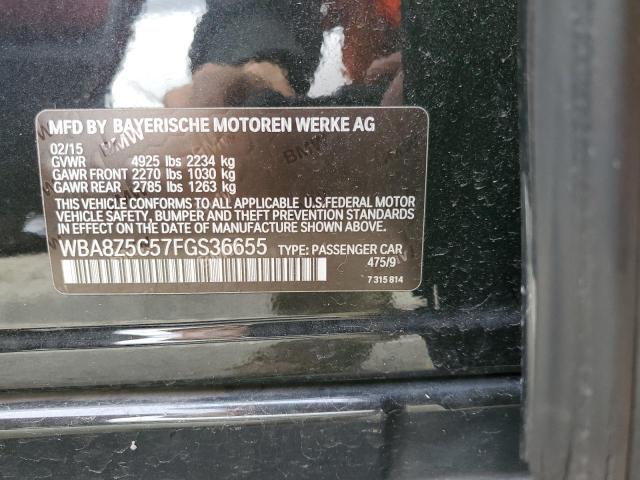 2015 BMW 328 XIGT S WBA8Z5C57FGS36655