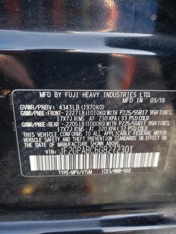 2016 SUBARU CROSSTREK JF2GPABC6G8272301