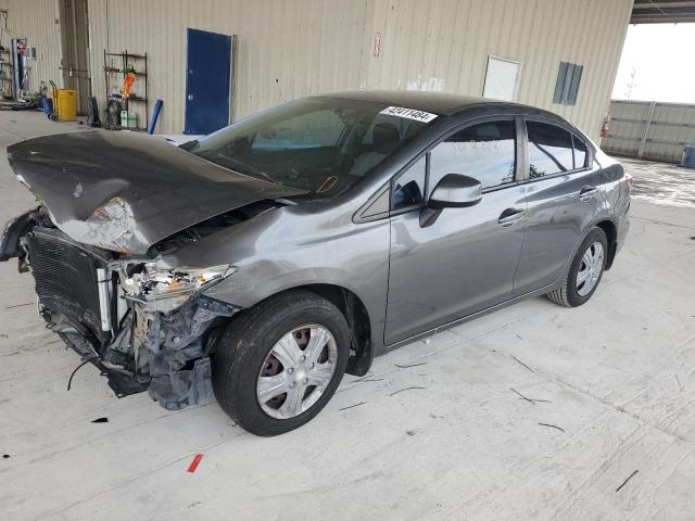 Lot #2473671337 2013 HONDA CIVIC LX salvage car