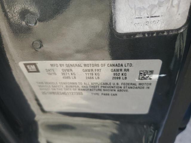 2016 CHEVROLET IMPALA LIM 2G1WB5E34G1127393