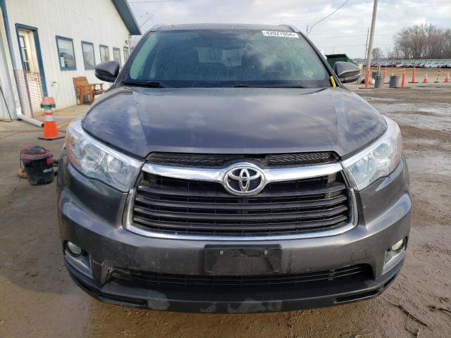 VIN 5TDDKRFH1ES007086 2014 Toyota Highlander, Limited no.5