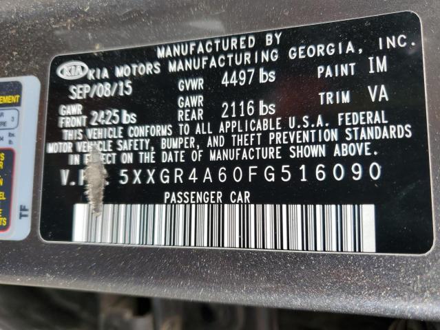 2015 KIA OPTIMA SX 5XXGR4A60FG516090