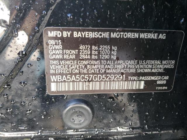 2016 BMW 528 I WBA5A5C57GD529291