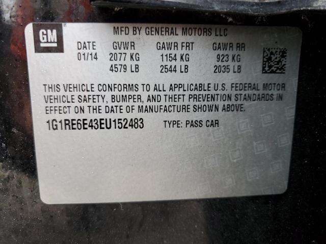 VIN 1G1RE6E43EU152483 2014 Chevrolet Volt no.12