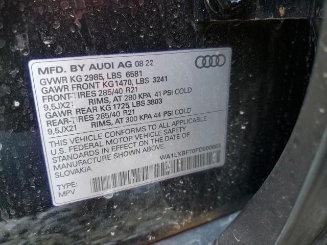  AUDI Q7 2023 Черный