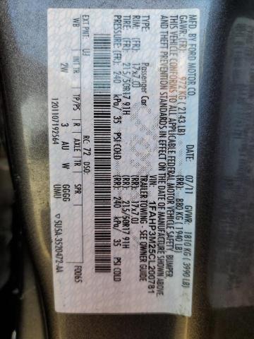 2012 Ford Focus Sel VIN: 1FAHP3M25CL200781 Lot: 45005194