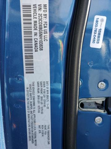 VIN 2C3CDXBG6NH103838 Dodge Charger SX 2022 12