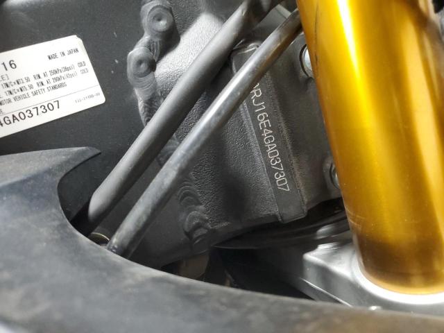 2016 YAMAHA YZFR6 JYARJ16E4GA037307