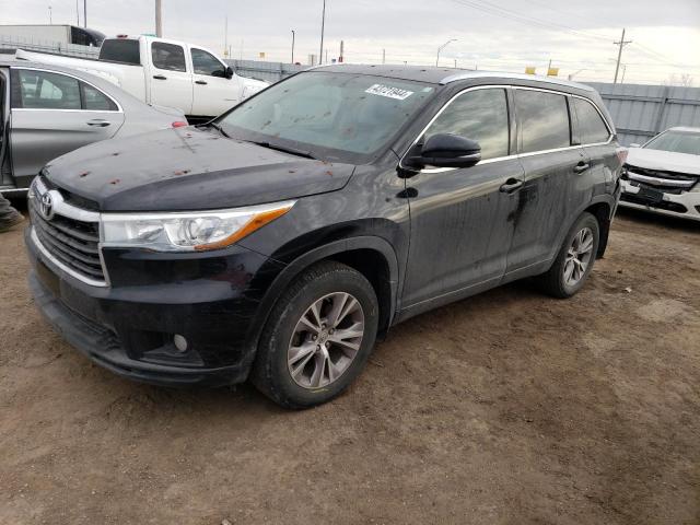 VIN 5TDJKRFH1FS142024 2015 Toyota Highlander, Xle no.1