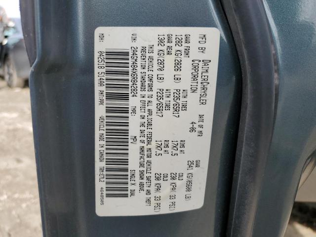 2A4GM484X6R842824 | 2006 Chrysler pacifica