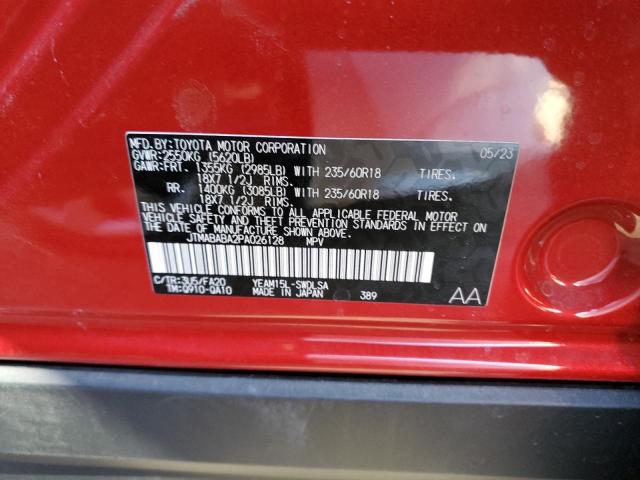 2023 SUBARU SOLTERRA P JTMABABA2PA026128