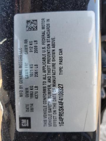 2015 BUICK VERANO CON 1G4PR5SK4F4108327