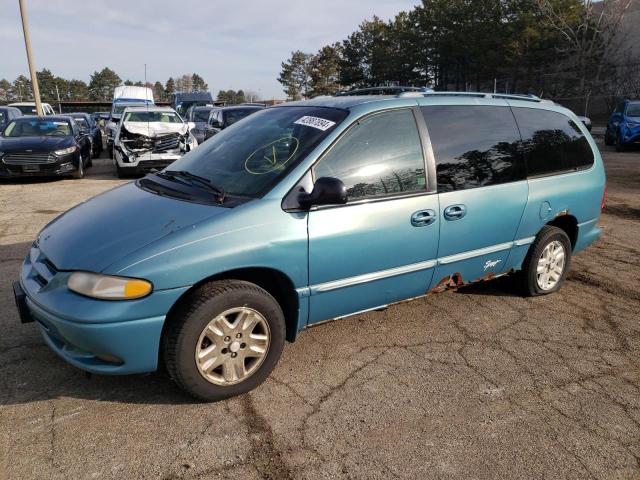 DODGE GRAND CARA 1997 blue extended gas 1B4GP44R0VB483380 photo #1