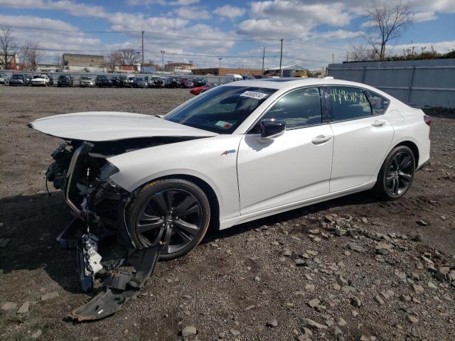 Lot #2525827730 2021 ACURA TLX TECH A salvage car