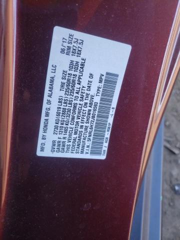 2018 HONDA ODYSSEY EX 5FNRL6H72JB016593