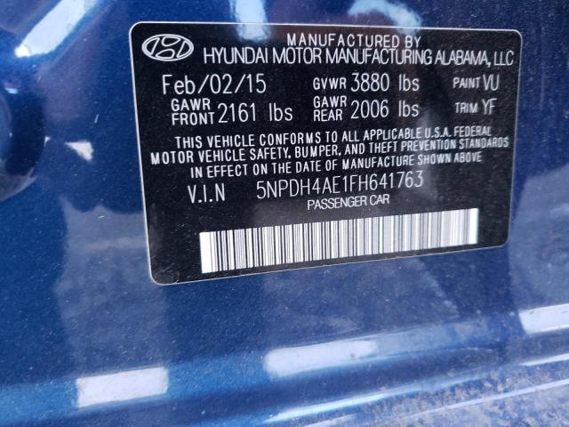 2015 HYUNDAI ELANTRA SE 5NPDH4AE1FH641763