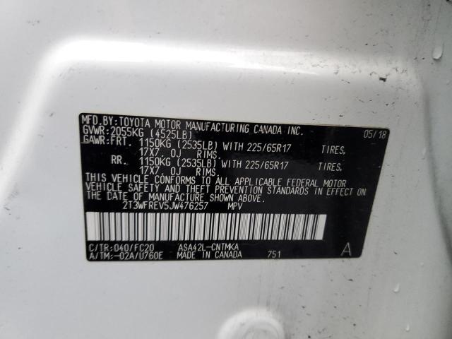 2018 TOYOTA RAV4 ADVEN 2T3WFREV5JW476257