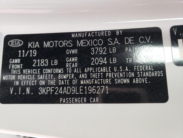 3KPF24AD9LE196271 Kia Forte FE 12