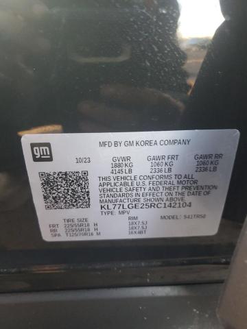 2024 CHEVROLET TRAX 1RS - KL77LGE25RC142104
