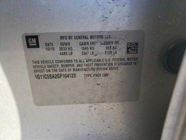 2016 CHEVROLET MALIBU LIM - 1G11C5SA2GF164123