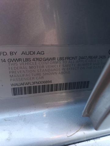 2015 AUDI A4 WAUAFAFL3FN006894