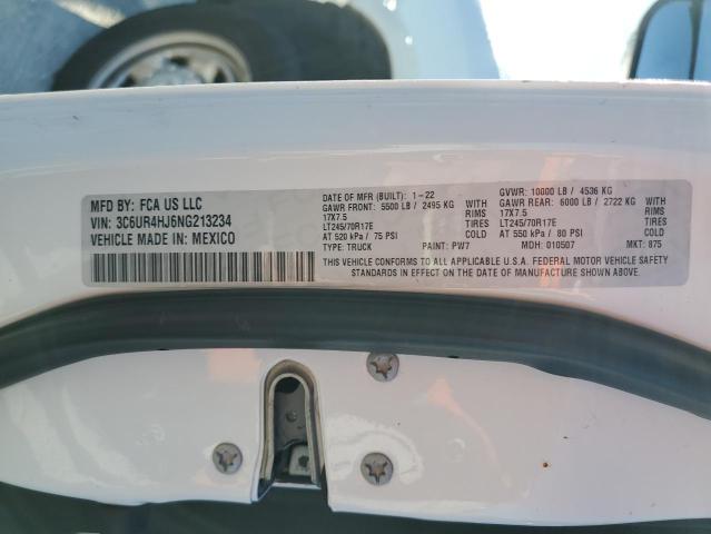 2022 RAM 2500 TRADE 3C6UR4HJ6NG213234