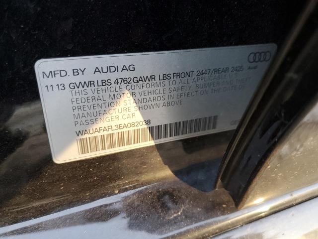 VIN WAUAFAFL3EA082038 2014 Audi A4, Premium no.12