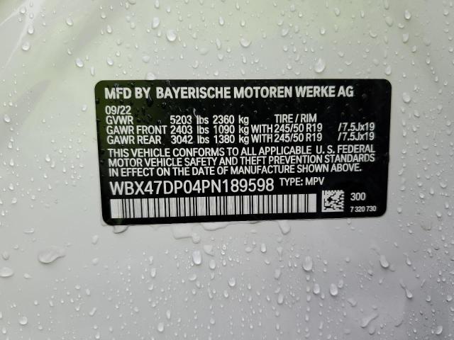 2023 BMW X3 SDRIVE3 WBX47DP04PN189598