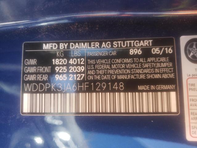 2017 MERCEDES-BENZ SLC 300 - WDDPK3JA6HF129148