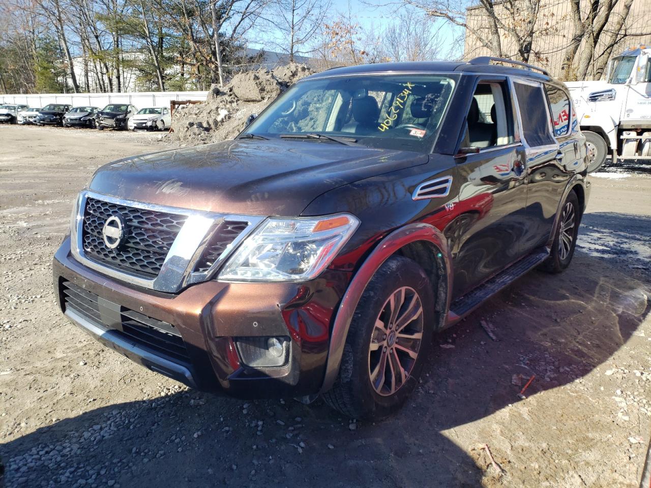 2020 Nissan Armada at MA North Billerica Copart lot 40629134