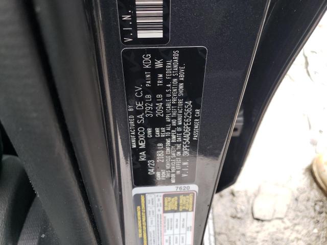 VIN 3KPF54AD6PE625654 2023 KIA Forte, Gt Line no.12