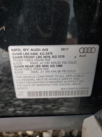 VIN WA1CNAFY5J2040446 2018 Audi Q5, Prestige no.14