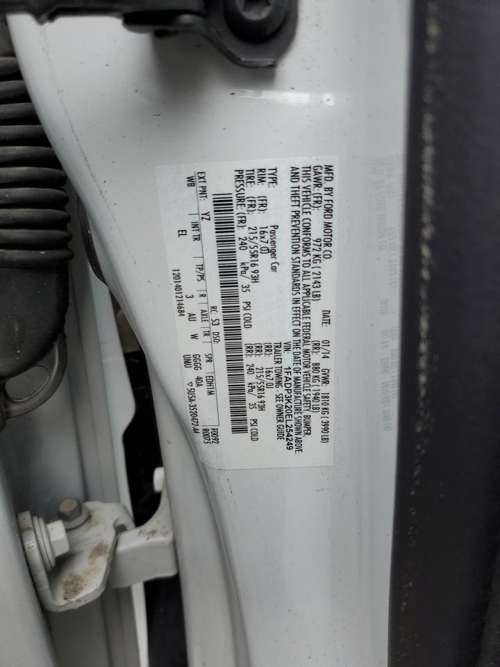 1FADP3K20EL254249 2014 Ford Focus Se