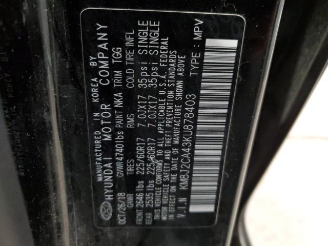 2019 HYUNDAI TUSCON KM8J2CA43KU878403