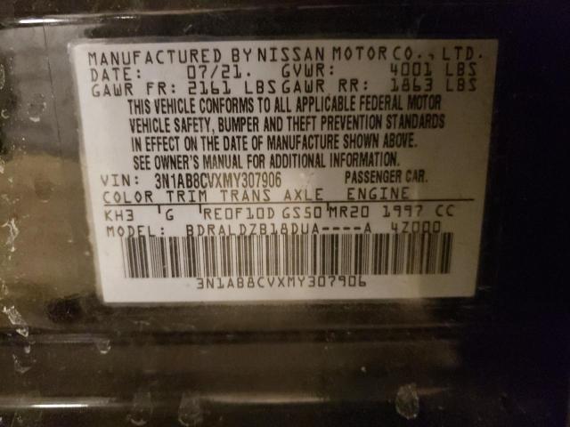 2021 NISSAN SENTRA SV 3N1AB8CVXMY307906