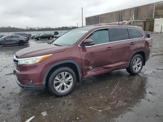 VIN 5TDBKRFH8FS215006 2015 Toyota Highlander, LE no.1