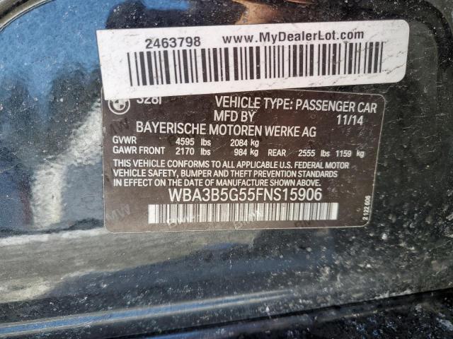2015 BMW 328 XI SUL WBA3B5G55FNS15906