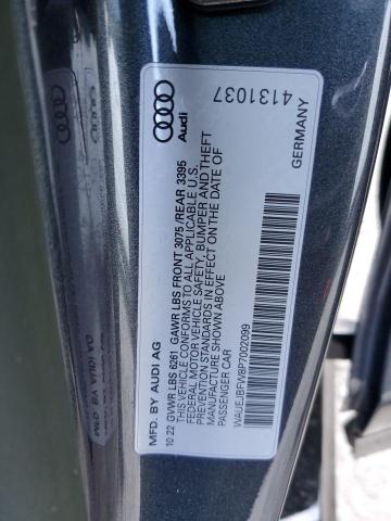 2023 AUDI E-TRON GT - WAUEJBFW8P7002099